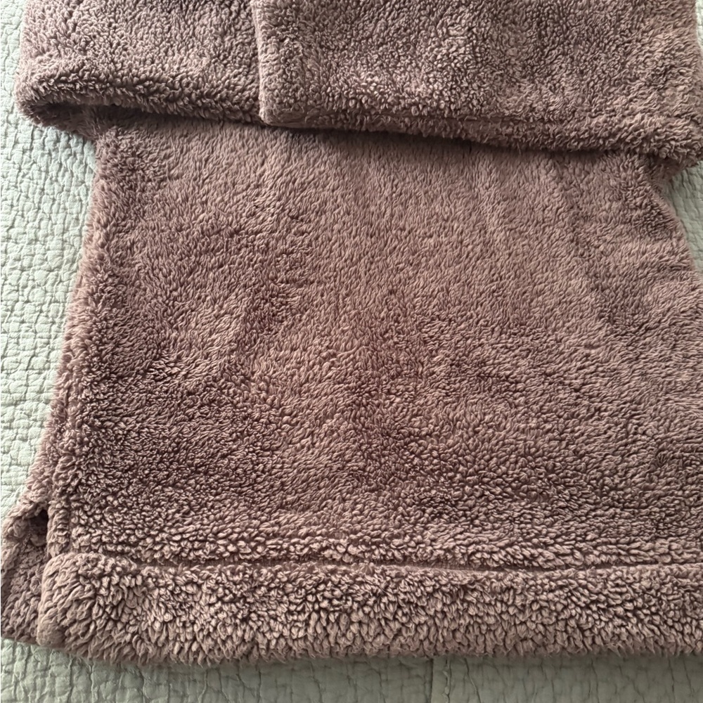 Jones New York Dark Rose Oversized Long Sleeve Fleece - Picture 3 of 5